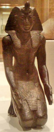 Necho I or II, 1st ruler of the 26th Dynasty, ca. 672-664 B.C.E.,  Brooklyn Museum, NY   (Photo: Captmondo, 2007)
